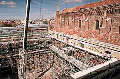 Aspecto del claustro de los Jerónimos.