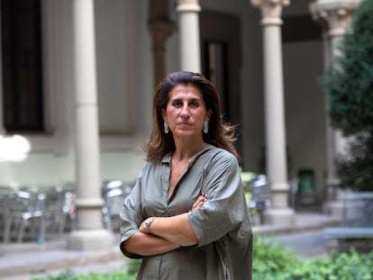 Itziar de Lecuona, directora del Observatori de Bioètica i Dret, en la facultad de medicina de Barcelona.