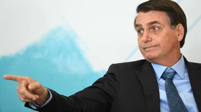 El presidente brasileño Jair Bolsonaro, este 16 de agosto.