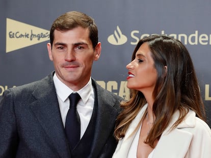 Iker Casillas y Sara Carbonero durante un evento en Madrid en diciembre de 2018.
