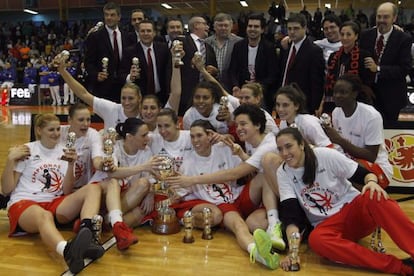 El Rivas Ecópolis celebra el título de la Copa de la Reina
