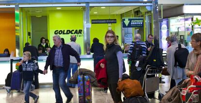 Instalaciones de Goldcar en el aeropuerto de Alicante