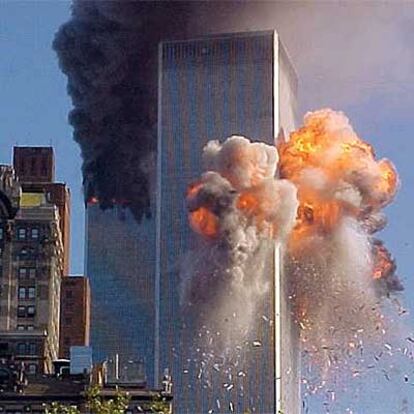 Las Torres Gemelas de Nueva York, antes de desplomarse el 11 de septiembre de 2001.