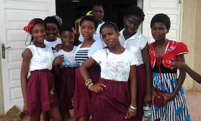 Ni&ntilde;os de la Aldea Infantil SOS de Bata, Guinea Ecuatorial