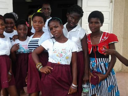 Ni&ntilde;os de la Aldea Infantil SOS de Bata, Guinea Ecuatorial