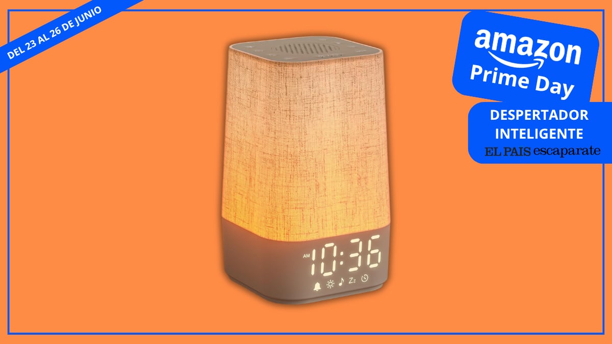Para despertarte de buen humor: el despertador inteligente con luz de amanecer y ruido blanco, con descuento por Prime Day