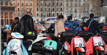 Medios de transporte colaborativo en Madrid.