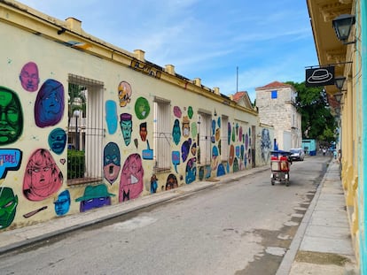 Grafitis en San Isidro, La Habana