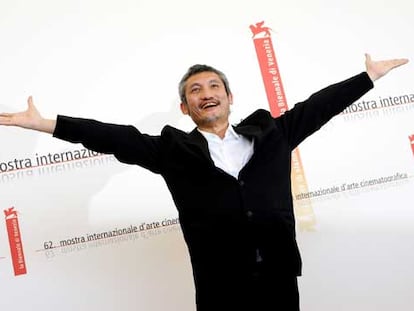 Tsui Hark, director de <i>Siete espadas,</i> ayer en Venecia.