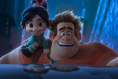 Ralph y Vanellope, los protagonistas de una secuela que ha roto récords en taquilla.