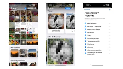 La aplicación de Fotos ha sido completamente rediseñada con iOS 18.