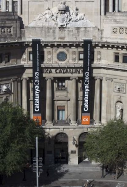 Sede de la antigua CatalunyaCaixa, en la Via Laietana.