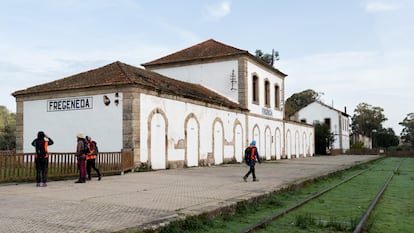 La antigua estación de La Fregeneda en las Arribes del Duero.