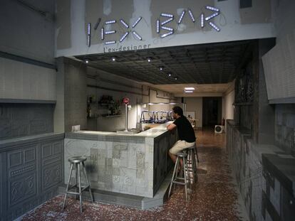 El bar Ex Designer de Barcelona.