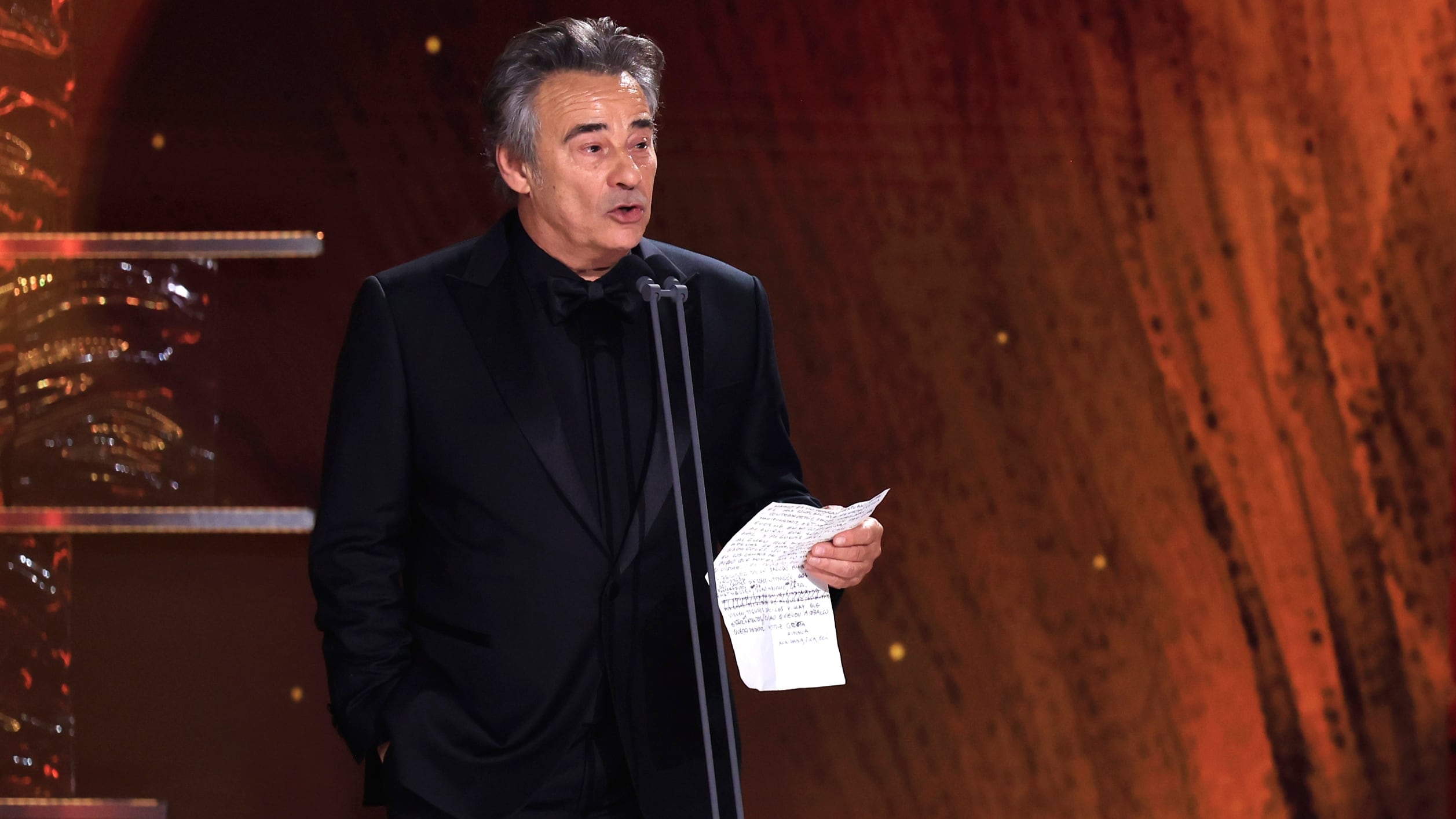 Eduard Fernández gana el Goya a mejor actor protagonista por 'Marco'.