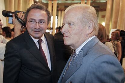 Manuel Polanco y Manuel Ybarra en los premios Ortega y Gasset 2011
