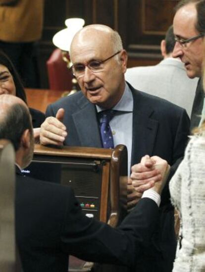 El líder de Unió, Josep Antoni Duran, en el Congreso.