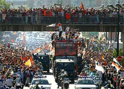 Los hinchas valencianos, eufóricos por la UEFA y molestos porque Mista no estará en el Eurocopa.