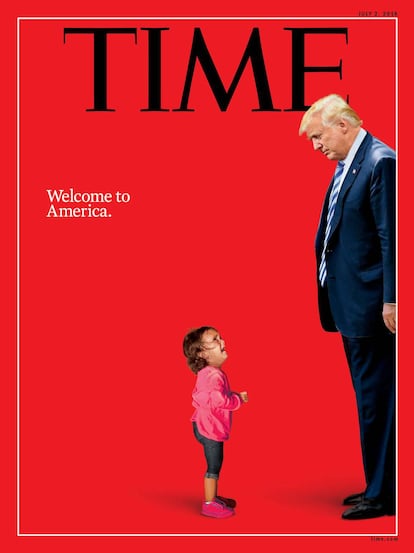 La célebre portada de 'Time' que denuncia la política migratoria de Donald Trump.