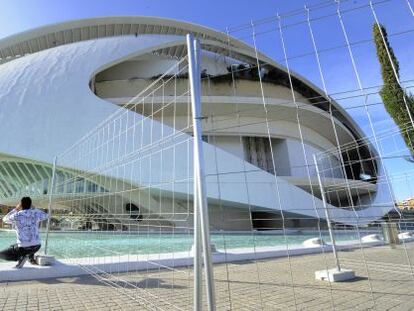 The Palau de les Arts opera house has been closed to the public.