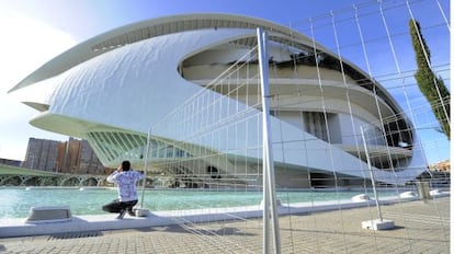 The Palau de les Arts opera house has been closed to the public.