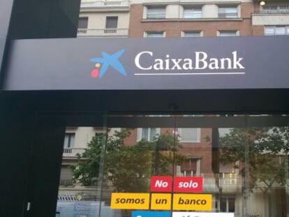 Oficina de CaixaBank en Madrid