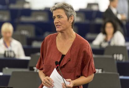 La comisaria europea de Competencia, Margrethe Vestager