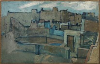 'Azoteas de Barcelona', obra pintada por Picasso en 1903.