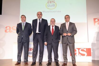 De izquierda a derecha, Miguel Cardenal, Manuel Saucedo, Alfredo Rela&ntilde;o y Alejandro Blanco.