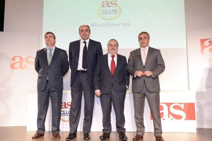 De izquierda a derecha, Miguel Cardenal, Manuel Saucedo, Alfredo Relaño y Alejandro Blanco.