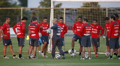 La selecci&oacute;n de Chile se entrena en Belo Horizonte 