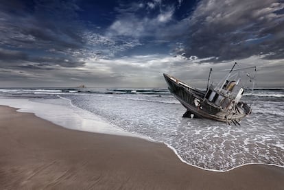 Imagen de una playa de Portugal, en una zona de acceso restringido