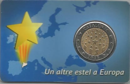 Revers de la moneda catalana proposada.