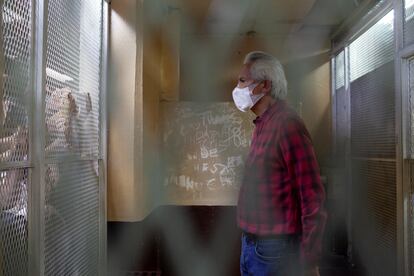 El periodista José Rubén Zamora Marroquín, después de su detención el 29 de julio de 2022.