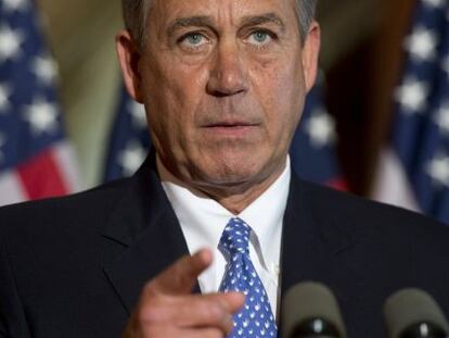 El presidente de la C&aacute;mara de Representantes, John Boehner,