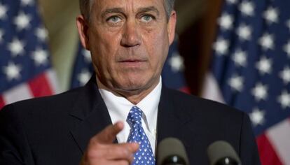 El presidente de la C&aacute;mara de Representantes, John Boehner,
