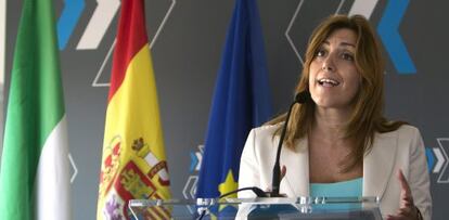La consejera de la Presidencia, Susana Díaz.