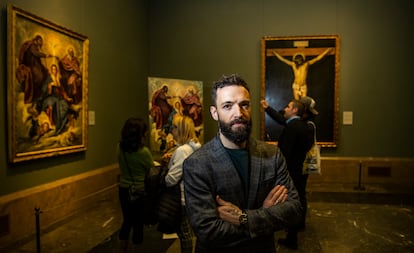 Bernardo Pajares, responsable de la oficina de copias del Museo del Prado.