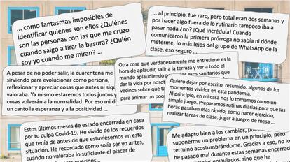 Párrafos de textos narrativos elaborados por estudiantes de tercero de la ESO durante el confinamiento en el tercer trimestre del curso escolar 2019-20. IES ‘Torre Atalaya’ |