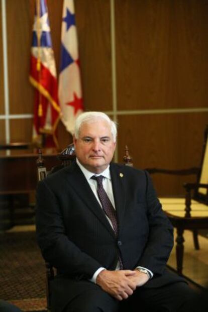 El presidente de Panamá, Ricardo Martinelli.