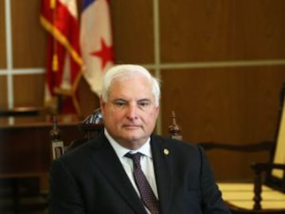 El presidente de Panam&aacute;, Ricardo Martinelli.