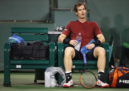 Andy Murray, durante su partido contra Vasek Pospisil.