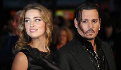 Amber Heard y Johnny Depp.