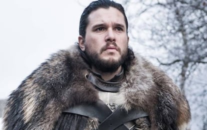 Kit Harington, no papel de Jon Snow, em uma imagem da oitava temporada de ‘Game of Thrones’.