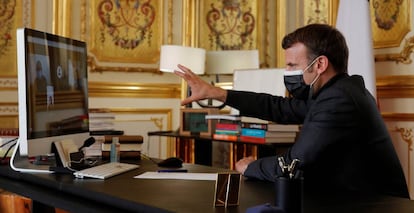 El presidente de la República francesa, Emmanuel Macron.