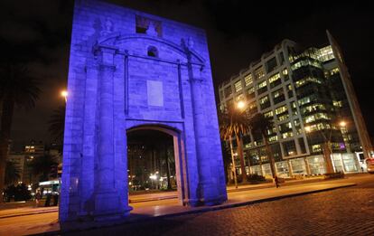 La Puerta de la Ciudadela, en Montevideo (Uruguay).