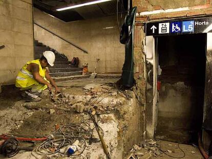 Las inyecciones de cemento del AVE infectan el metro
