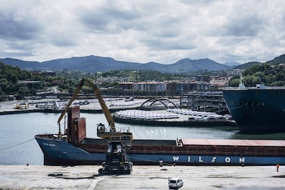 El puerto de Pasajes, en la ría homónima, en Gipuzkoa.