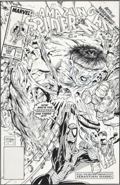 Portada de Todd McFarlane para The Amazing Spider-Man adquirida por 606,790 euros.