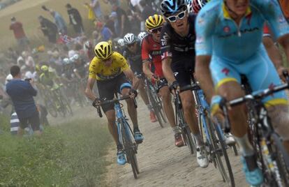 Chris Froome, en la cuarta etapa